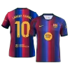 LAMINE YAMAL #10 Men Fan 26/27 Barcelona Home Soccer Jersey Short Sleeve Blue&Garnet - bestfootballkits