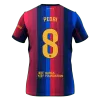 PEDRI #8 Men Fan 26/27 Barcelona Home Soccer Jersey Short Sleeve Blue&Garnet - bestfootballkits