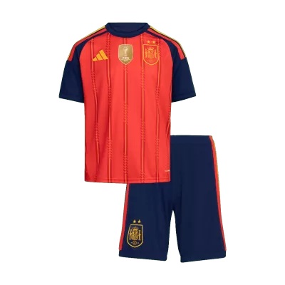 Spain Home World Cup Kids Jerseys Kit 2026 - bestfootballkits