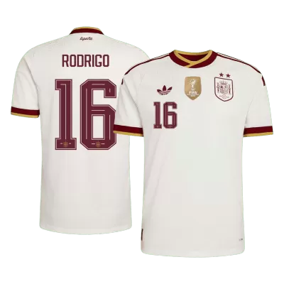 RODRIGO #16 Spain Soccer Away Jersey 2026 White - bestfootballkits