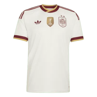Spain Champion Edition Away Soccer Jersey World Cup 2026 White - bestfootballkits
