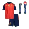 Spain Home World Cup Kids Jerseys Full Kit 2026 - bestfootballkits