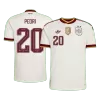 PEDRI #20 Spain Soccer Away Jersey 2026 White - bestfootballkits