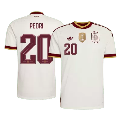 PEDRI #20 Spain Soccer Away Jersey 2026 White - bestfootballkits