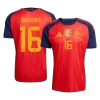 RODRIGO #16 Spain Champion Edition Home Soccer Jersey World Cup 2026 Red - bestfootballkits