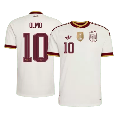OLMO #10 Spain Soccer Away Jersey 2026 White - bestfootballkits
