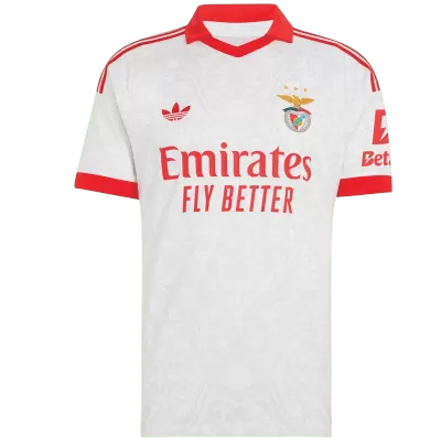 Benfica Away Soccer Jersey 2026/27 White - bestfootballkits