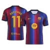 RAPHINHA #11 Men Fan 26/27 Barcelona Home Soccer Jersey Short Sleeve Blue&Garnet - bestfootballkits