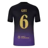 GAVI #6 Barcelona Soccer Away Jersey 2026/27 Black/Purple - bestfootballkits