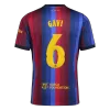 GAVI #6 Men Fan 26/27 Barcelona Home Soccer Jersey Short Sleeve Blue&Garnet - UCL - bestfootballkits