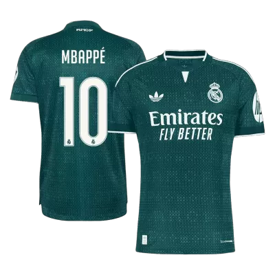 MBAPPÉ #10 Real Madrid Soccer Away Jersey 2026/27 Green - bestfootballkits