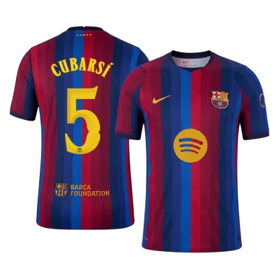 CUBARSÍ #5 Barcelona Soccer Home Jersey 2026/27 Red&Blue - bestfootballkits
