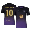 LAMINE YAMAL #10 Barcelona Soccer Away Jersey 2026/27 Black/Purple - bestfootballkits