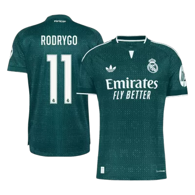 RODRYGO #11 Real Madrid Soccer Away Jersey 2026/27 Green - bestfootballkits