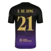 F. DE JONG #21 Barcelona x Kobe Bryant Away Soccer Jersey 2026/27 Black/Purple- UCL - bestfootballkits