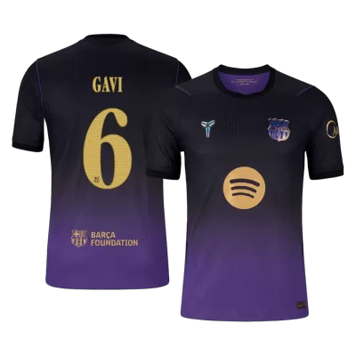 GAVI #6 Barcelona Soccer Away Jersey 2026/27 Black/Purple - bestfootballkits