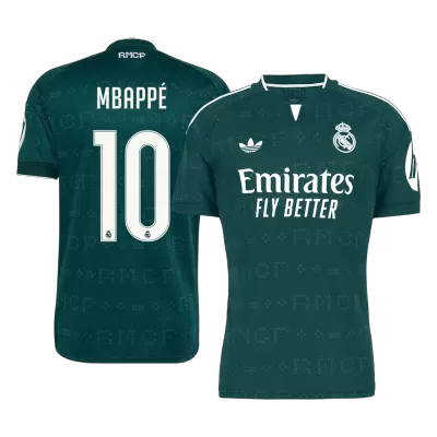 MBAPPÉ #10 Real Madrid Away Soccer Jersey 2026/27 Green - bestfootballkits