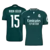 ARDA GÜLER #15 Real Madrid Away Soccer Jersey 2026/27 Green - bestfootballkits
