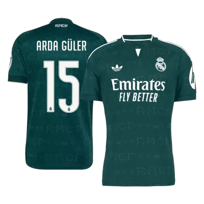 ARDA GÜLER #15 Real Madrid Away Soccer Jersey 2026/27 Green - bestfootballkits