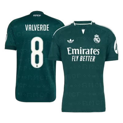 VALVERDE #8 Real Madrid Away Soccer Jersey 2026/27 Green - bestfootballkits