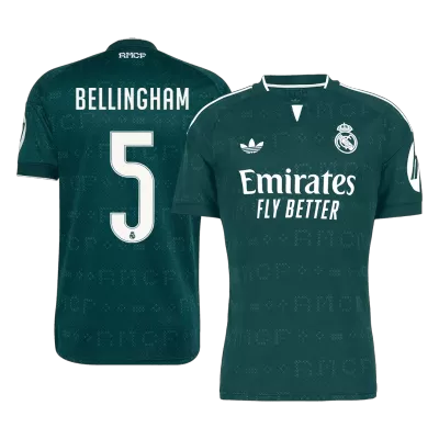 BELLINGHAM #5 Real Madrid Away Soccer Jersey 2026/27 Green - bestfootballkits