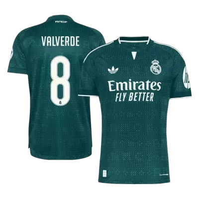 VALVERDE #8 Real Madrid Soccer Away Jersey 2026/27 Green - bestfootballkits