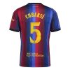 CUBARSÍ #5 Men Fan 26/27 Barcelona Home Soccer Jersey Short Sleeve Blue&Garnet - UCL - bestfootballkits