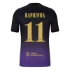 RAPHINHA #11 Barcelona Soccer Away Jersey 2026/27 Black/Purple - bestfootballkits