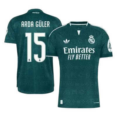 ARDA GÜLER #15 Real Madrid Soccer Away Jersey 2026/27 Green - bestfootballkits