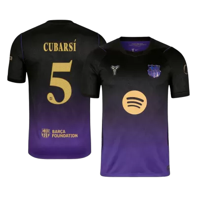 CUBARSÍ #5 Barcelona x Kobe Bryant Away Soccer Jersey 2026/27 Black/Purple- UCL - bestfootballkits