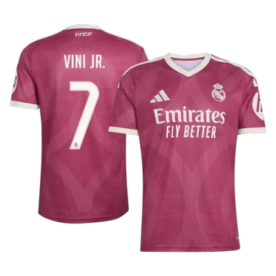 VINI JR. #7 Real Mardid Third Soccer Jersey 202626/27 Red - bestfootballkits