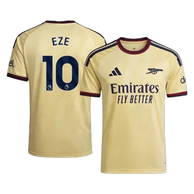 EZE #10 Arsenal Soccer Third Away Jersey 2026/27 Yellow - bestfootballkits