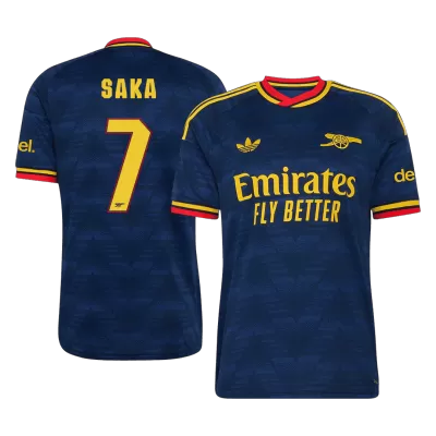 SAKA #7 Arsenal Away Soccer Jersey 2026/27 Royal Blue - UCL - bestfootballkits