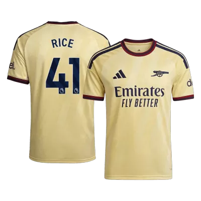 RICE #41 Arsenal Soccer Third Away Jersey 2026/27 Yellow - bestfootballkits