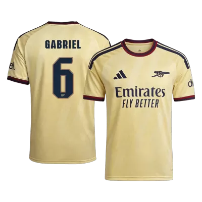 GABRIEL #6 Arsenal Soccer Third Away Jersey 2026/27 Yellow - bestfootballkits