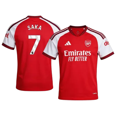 SAKA #7 Arsenal Home Soccer Jersey 26/27 Red - bestfootballkits