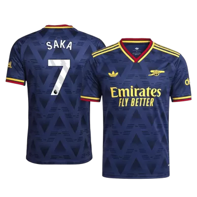 SAKA #7 Arsenal Soccer Away Jersey 2026/27 Navy - bestfootballkits