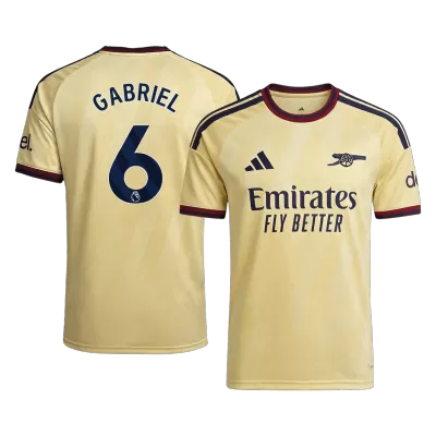 GABRIEL #6 Arsenal Soccer Third Away Jersey 2026/27 Yellow - bestfootballkits