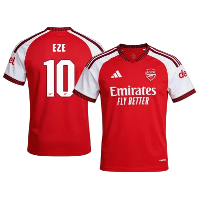 EZE #10 Arsenal Home Soccer Jersey 26/27 Red- UCL - bestfootballkits