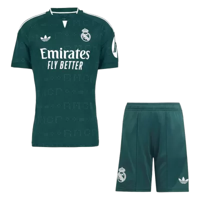 Real Madrid Away Soccer Jersey Kit (Jersey+Shorts) 2026/27 Green - bestfootballkits