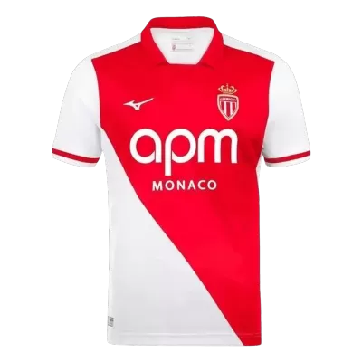 AS Monaco Home Soccer Jersey 2026/27 Red&White - bestfootballkits