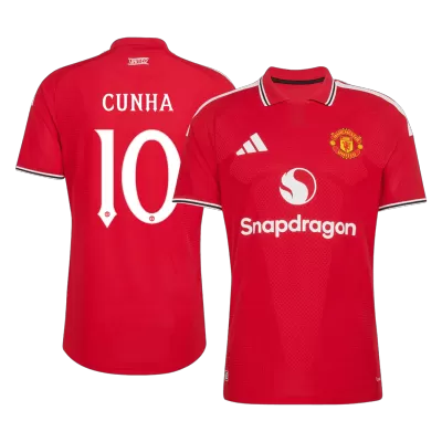 CUNHA #10 Manchester United Soccer Home Jersey 2026/27 Red - bestfootballkits