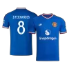 B. FERNANDES #8 Manchester United Away Soccer Jersey 2026/27 Blue - UCL - bestfootballkits