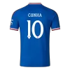 CUNHA #10 Manchester United Away Soccer Jersey 2026/27 Blue - UCL - bestfootballkits