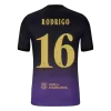 RODRIGO #16 Barcelona Soccer Away Jersey 2026/27 Black/Purple - bestfootballkits