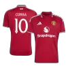 CUNHA #10 Manchester United Home Soccer Jersey 26/27 Red - UCL - bestfootballkits