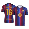 RODRIGO #16 Men Fan 26/27 Barcelona Home Soccer Jersey Short Sleeve Blue&Garnet - bestfootballkits