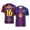 RODRIGO #16 Men Fan 26/27 Barcelona Home Soccer Jersey Short Sleeve Blue&Garnet - UCL - bestfootballkits