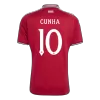 CUNHA #10 Manchester United Home Soccer Jersey 26/27 Red - UCL - bestfootballkits