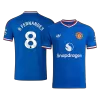 B. FERNANDES #8 Manchester United Away Soccer Jersey 2026/27 Blue - bestfootballkits